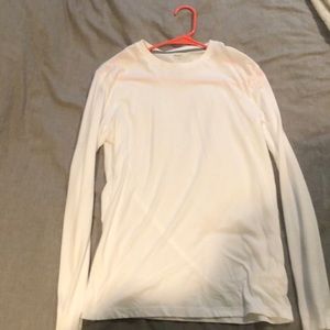 White Long Sleeve Tee